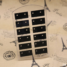 Load image into Gallery viewer, 24 Holes Stud Earrings Display Showing Stand Rack Jewelry Show Organizer Storage Holder
