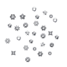 Load image into Gallery viewer, 360pcs Silver Spacer Beads Caps of 12 Styles Jewelry Accessories for Bracelet Necklace Jewelry Making
