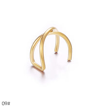 Load image into Gallery viewer, Hollow Creative Ear Nail Earring Colorful No Pierced Ear Invisible Earclips Clamp Fashion Women Jewelry
