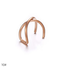 Load image into Gallery viewer, Hollow Creative Ear Nail Earring Colorful No Pierced Ear Invisible Earclips Clamp Fashion Women Jewelry

