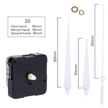 Load image into Gallery viewer, Quartz Clock Movement With Hands For Mechanism Clock Repair Replacement Shaft Length 12mm (9/20 Inch) Thread Length 5mm(1/5 Inch)
