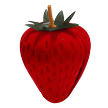 Load image into Gallery viewer, Creative Lovely Strawberry Shape Jewelry Box Velvet Earrings Necklace Bracelet Ring Box Gift Jewelry Display
