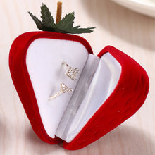 Load image into Gallery viewer, Creative Lovely Strawberry Shape Jewelry Box Velvet Earrings Necklace Bracelet Ring Box Gift Jewelry Display
