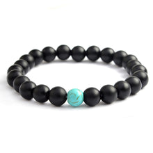 Load image into Gallery viewer, Couples His &amp; Hers Distance 8mm Beads Elastic Bracelet Two-color Natural Stones Jewelry
