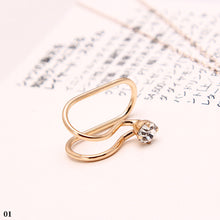 Load image into Gallery viewer, 1PC Fashion Simple Creative Pearl Rhinestone U-shaped Ear Clips Jewelry Gift for Women
