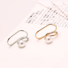 Load image into Gallery viewer, 1PC Fashion Simple Creative Pearl Rhinestone U-shaped Ear Clips Jewelry Gift for Women
