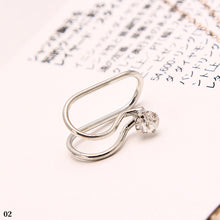 Load image into Gallery viewer, 1PC Fashion Simple Creative Pearl Rhinestone U-shaped Ear Clips Jewelry Gift for Women
