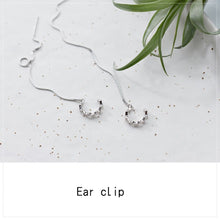 Load image into Gallery viewer, 1PC Fashion Sweet Personalized Zircon Long Ear Line Wave Lace Ear Clip Jewelry Gift for Women
