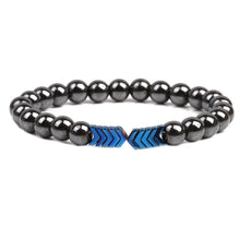Load image into Gallery viewer, Fashion Simple Small Arrow Beads Hematite Elastic Bracelet Men Jewelry Gift
