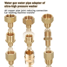 Load image into Gallery viewer, Brass Pressure Washer Adapter Male to Female Outlet Hose Coulper Fitting
