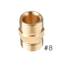 Load image into Gallery viewer, Brass Pressure Washer Adapter Male to Female Outlet Hose Coulper Fitting
