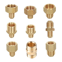 Load image into Gallery viewer, Brass Pressure Washer Adapter Male to Female Outlet Hose Coulper Fitting
