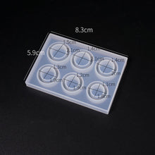 Load image into Gallery viewer, Four/Six Grids Rings Silicone Mould Resin Molds Handmade Jewelry Tools DIY Jewelry Making
