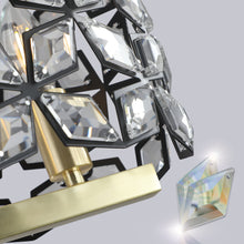 Load image into Gallery viewer, Modern Champagne Gold Oval Crystal ceiling chandelier  Luxury Home Decor Light Fixture
