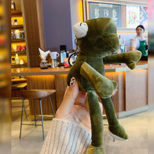 Load image into Gallery viewer, Female Long Legged Frog Plush Doll Pendant Girl Doll Plush Couple Key Chain
