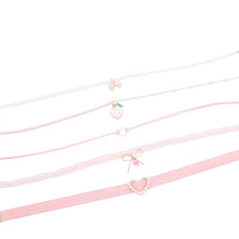 Load image into Gallery viewer, Fashion Charm Unique Pink Series Pendant Choker Short Clavicle Chain Women Jewelry Gift
