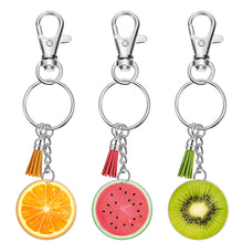 Load image into Gallery viewer, 24 Pieces Acrylic Transparent Circle Discs, 2 Inch Diameter Round Clear Acrylic Keychain Blanks And Tassel Pendant 96pcs Keyring Set For DIY Projects And Crafts
