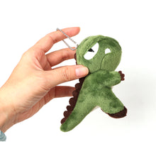 Load image into Gallery viewer, Female Dinosaur Pendant Girl Doll Plush Bag Accessory Couple Key Chain Plush Toys
