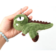 Load image into Gallery viewer, Female Dinosaur Pendant Girl Doll Plush Bag Accessory Couple Key Chain Plush Toys
