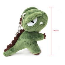 Load image into Gallery viewer, Female Dinosaur Pendant Girl Doll Plush Bag Accessory Couple Key Chain Plush Toys
