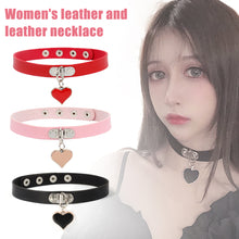 Load image into Gallery viewer, Leather Adjustable Collar SM Bondage for Women Roleplay Sex Toys Slave Restraints Adult Product
