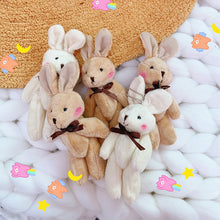 Load image into Gallery viewer, Girl Cute Plush Baby Bear Doll Soft Key Chain Bag Pendant Accessory
