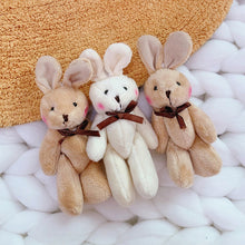 Load image into Gallery viewer, Girl Cute Plush Baby Bear Doll Soft Key Chain Bag Pendant Accessory
