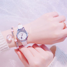 Load image into Gallery viewer, New Simple Sweet Cute Cat Watch Dial Children Student Quartz Wristwatches
