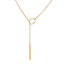 Load image into Gallery viewer, Fashion Simple Retro Sweet Elegant Metal Circle Pendant Clavicle Chain Necklace Women Jewelry Gift

