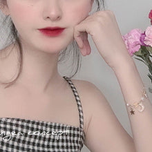 Load image into Gallery viewer, New Sweet Cute Girl Bracelet Star Moon Pendant Bracelet Women Jewelry Gift
