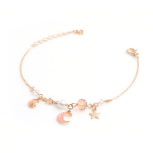 Load image into Gallery viewer, New Sweet Cute Girl Bracelet Star Moon Pendant Bracelet Women Jewelry Gift
