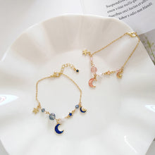 Load image into Gallery viewer, New Sweet Cute Girl Bracelet Star Moon Pendant Bracelet Women Jewelry Gift
