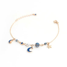 Load image into Gallery viewer, New Sweet Cute Girl Bracelet Star Moon Pendant Bracelet Women Jewelry Gift
