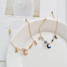 Load image into Gallery viewer, New Sweet Cute Girl Bracelet Star Moon Pendant Bracelet Women Jewelry Gift

