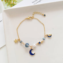 Load image into Gallery viewer, New Sweet Cute Girl Bracelet Star Moon Pendant Bracelet Women Jewelry Gift
