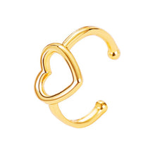 Load image into Gallery viewer, 1PC Fashion Simple Creative Sweet Hollow Heart-shape Ear Clips Jewelry Gift for Women
