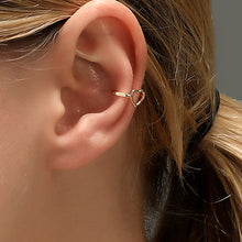 Load image into Gallery viewer, 1PC Fashion Simple Creative Sweet Hollow Heart-shape Ear Clips Jewelry Gift for Women
