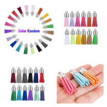 Load image into Gallery viewer, Acrylic Keychain Blanks Clear Acrylic Blanks Heart Shape Plain Acrylic Key Chain Tassel Pendant Key Rings for DIY Projects Crafts，90 Pieces
