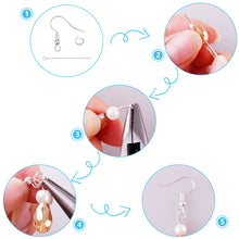 Load image into Gallery viewer, 300 Earring Hooks with Ball and Coil, Gold and Silver Earrings Making Kit with Jump Rings, Head/Eye Pins for DIY Making Supplies
