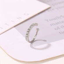 Load image into Gallery viewer, 1PC Fashion Classic Simple Rhinestone C Shape Ear Clip Women Earrings Jewelry
