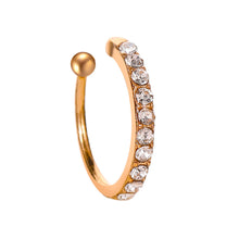 Load image into Gallery viewer, 1PC Fashion Classic Simple Rhinestone C Shape Ear Clip Women Earrings Jewelry
