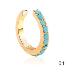 Load image into Gallery viewer, 1PC Fashion Minimalism Rhinestone C Shape Ear Clip Women Earrings Jewelry
