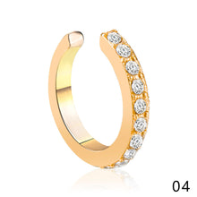 Load image into Gallery viewer, 1PC Fashion Minimalism Rhinestone C Shape Ear Clip Women Earrings Jewelry

