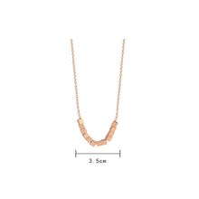 Load image into Gallery viewer, Fashion Elegant Korean Style Small Square Pendant Clavicle Chain Necklace Women Jewelry Gift
