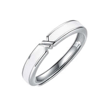 Load image into Gallery viewer, Creative Simple Black and White Adjustable Couple Rings Girl Boy Friend Valentine's Day Jewelry Gift
