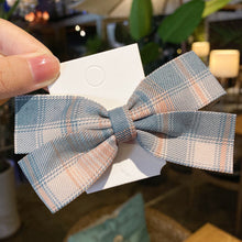 Load image into Gallery viewer, Fashion Women Casual Adjustable Uniform Hairpin Cotton Boys Girls Bow Plaid Necktie JK Plaid Ties
