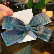 Load image into Gallery viewer, Fashion Women Casual Adjustable Uniform Hairpin Cotton Boys Girls Bow Plaid Necktie JK Plaid Ties

