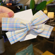 Load image into Gallery viewer, Fashion Women Casual Adjustable Uniform Hairpin Cotton Boys Girls Bow Plaid Necktie JK Plaid Ties
