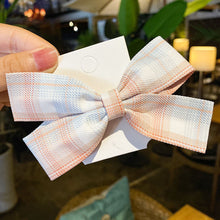 Load image into Gallery viewer, Fashion Women Casual Adjustable Uniform Hairpin Cotton Boys Girls Bow Plaid Necktie JK Plaid Ties
