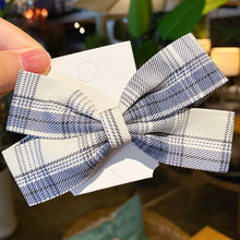 Load image into Gallery viewer, Fashion Women Casual Adjustable Uniform Hairpin Cotton Boys Girls Bow Plaid Necktie JK Plaid Ties
